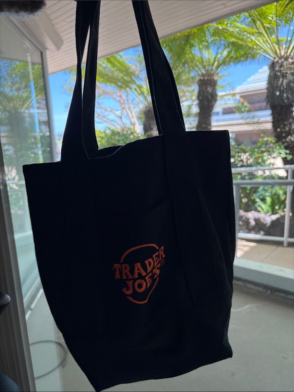 Black mini Canvas Tote Bag